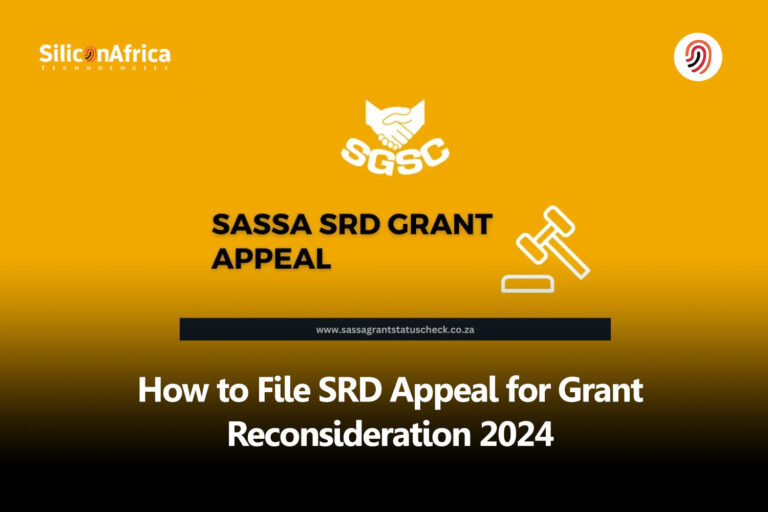 How to File SRD Appeal For Grant Reconsideration 2024