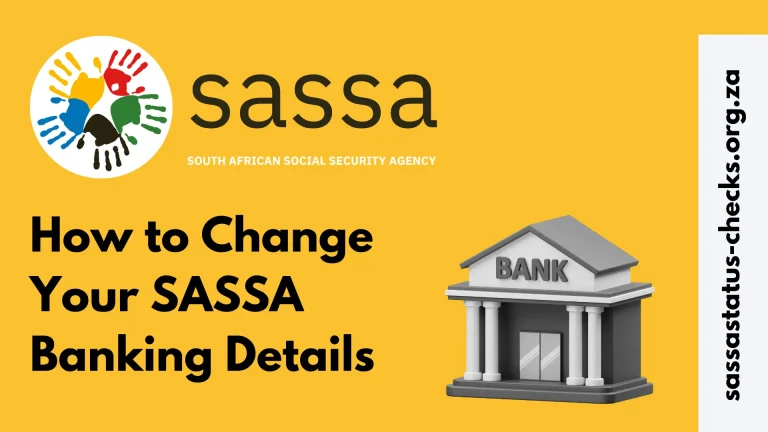 SASSA banking details