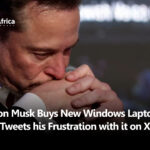 Elon Musk frustration with Windows laptop