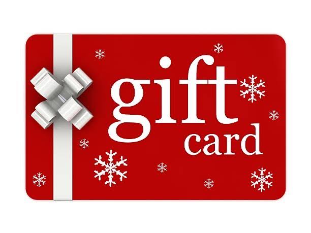 Steam gift card, Apple gift card, American Express gift card