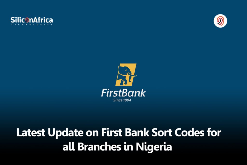 First bank sort codes