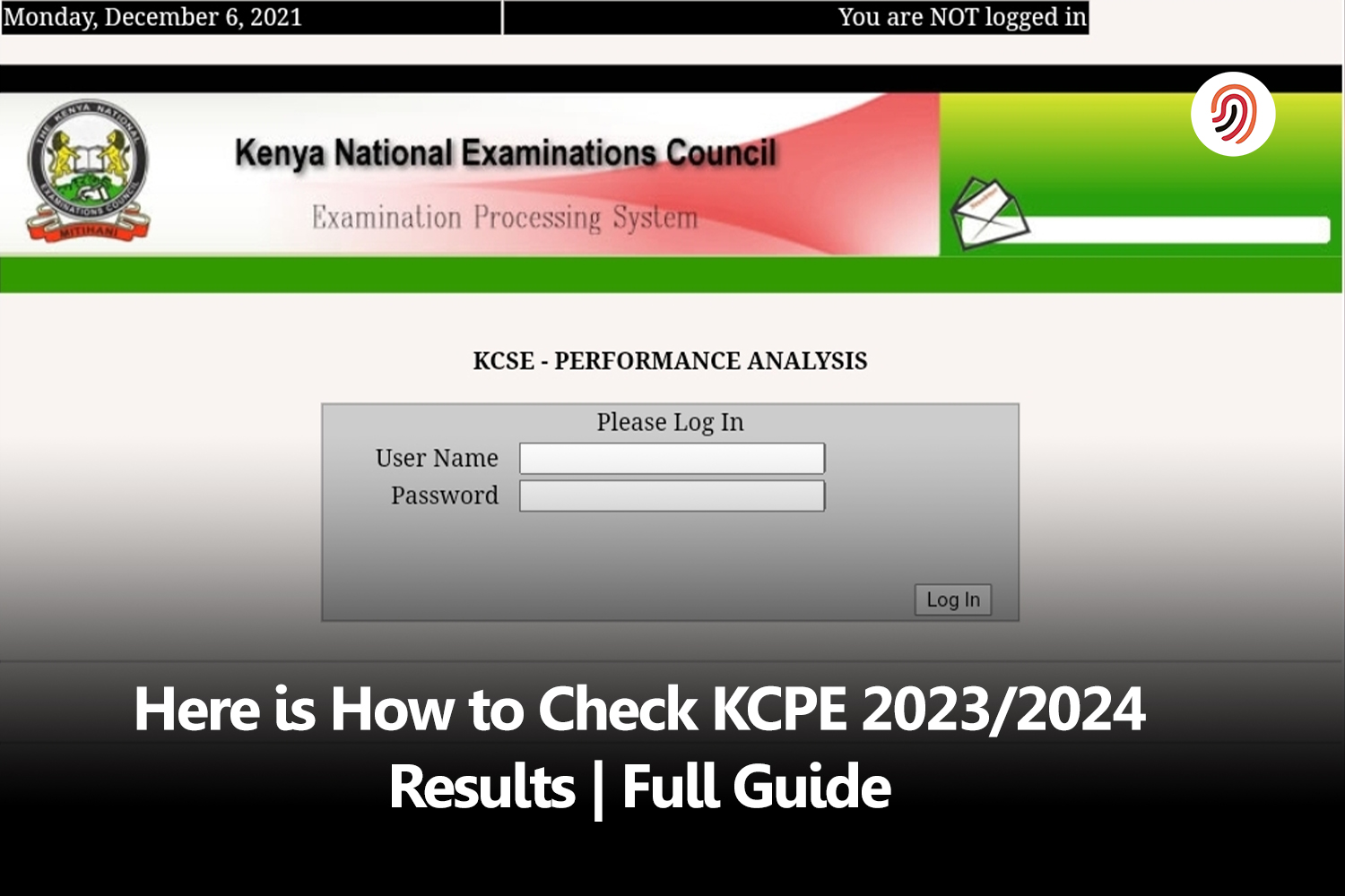 KCSE 2023/2024 results