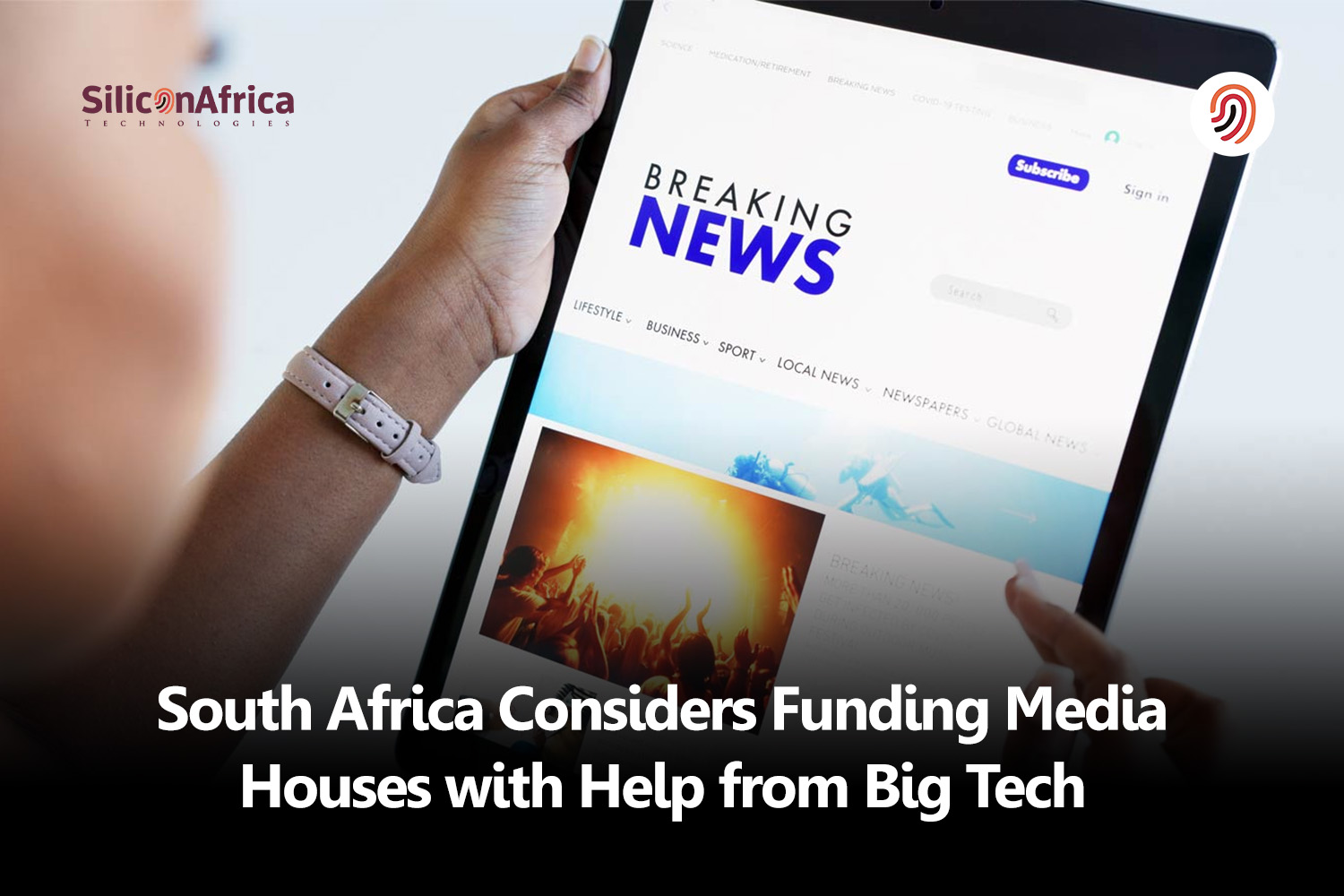 South Africa media funding Big Tech