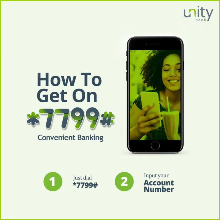 unity bank USSD code