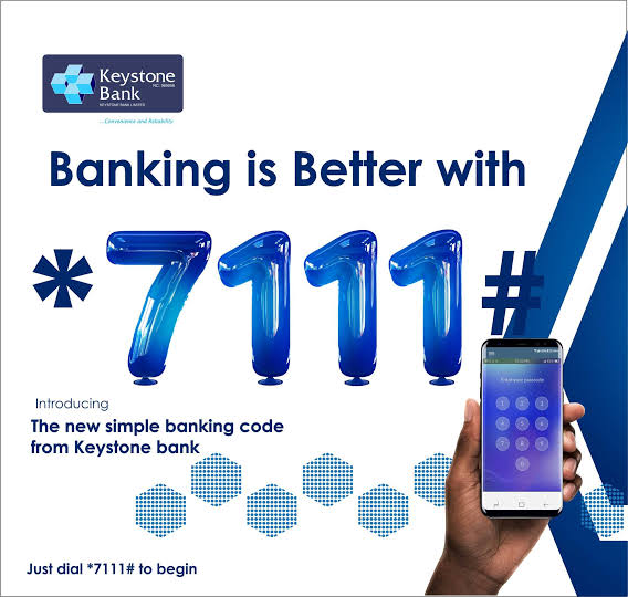 Keystone bank USSD code