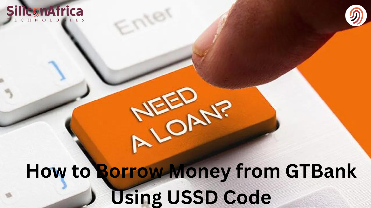 code to borrow money from gtbank