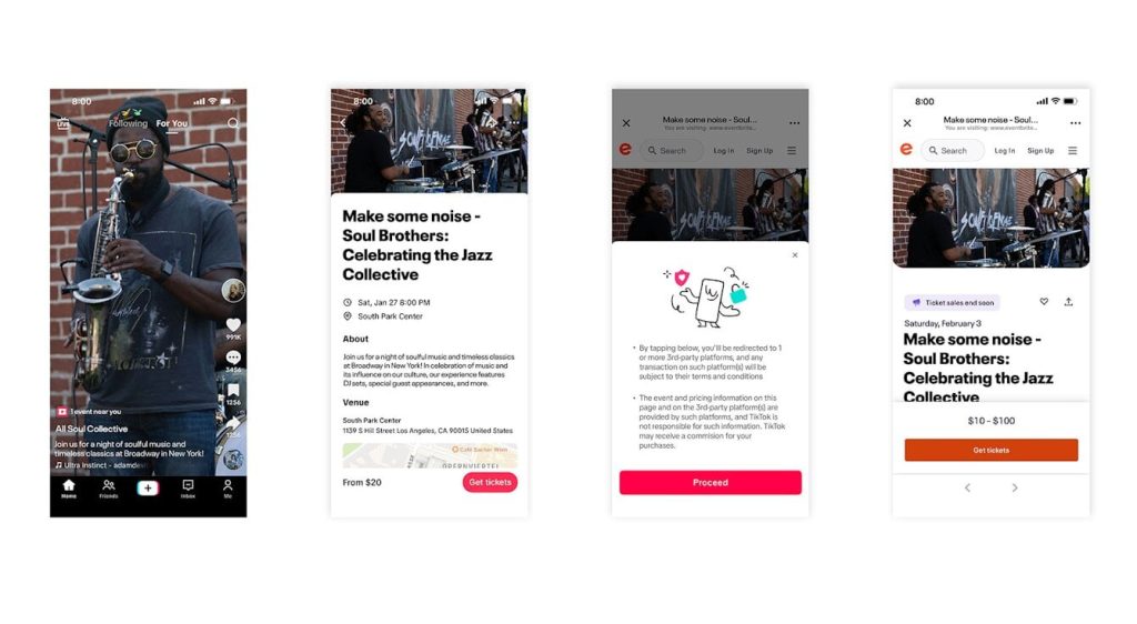 TikTok Teams Up with Eventbrite for Direct Event Ticket Sales