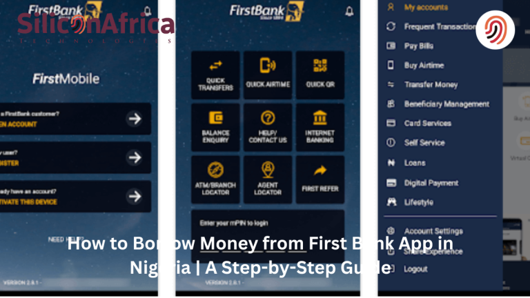 how to borrow money from first bank