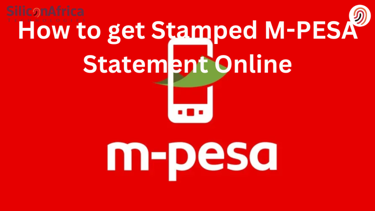 How to get Stamped M-PESA Statement Online