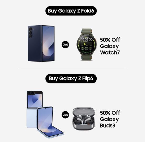 Galaxy Watch Ultra, Galaxy Z Fold 6, Galaxy Z Flip 6