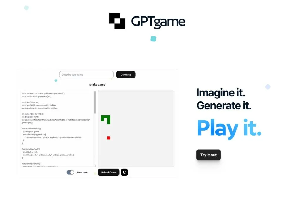 GPTgame AI Game Generator