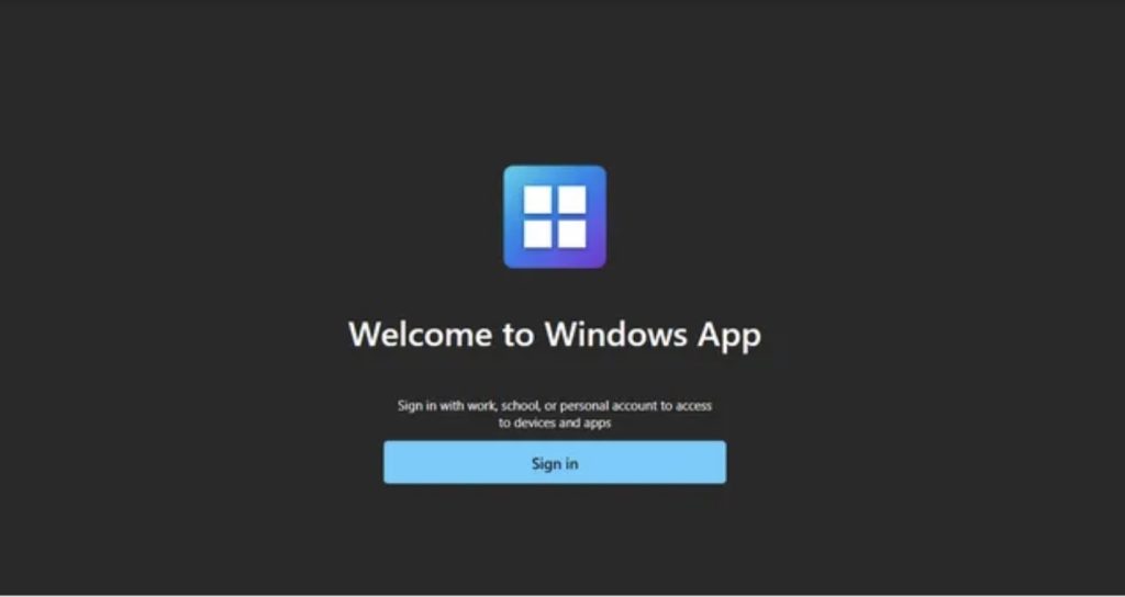 New Windows App