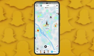 how to use Snapchat map