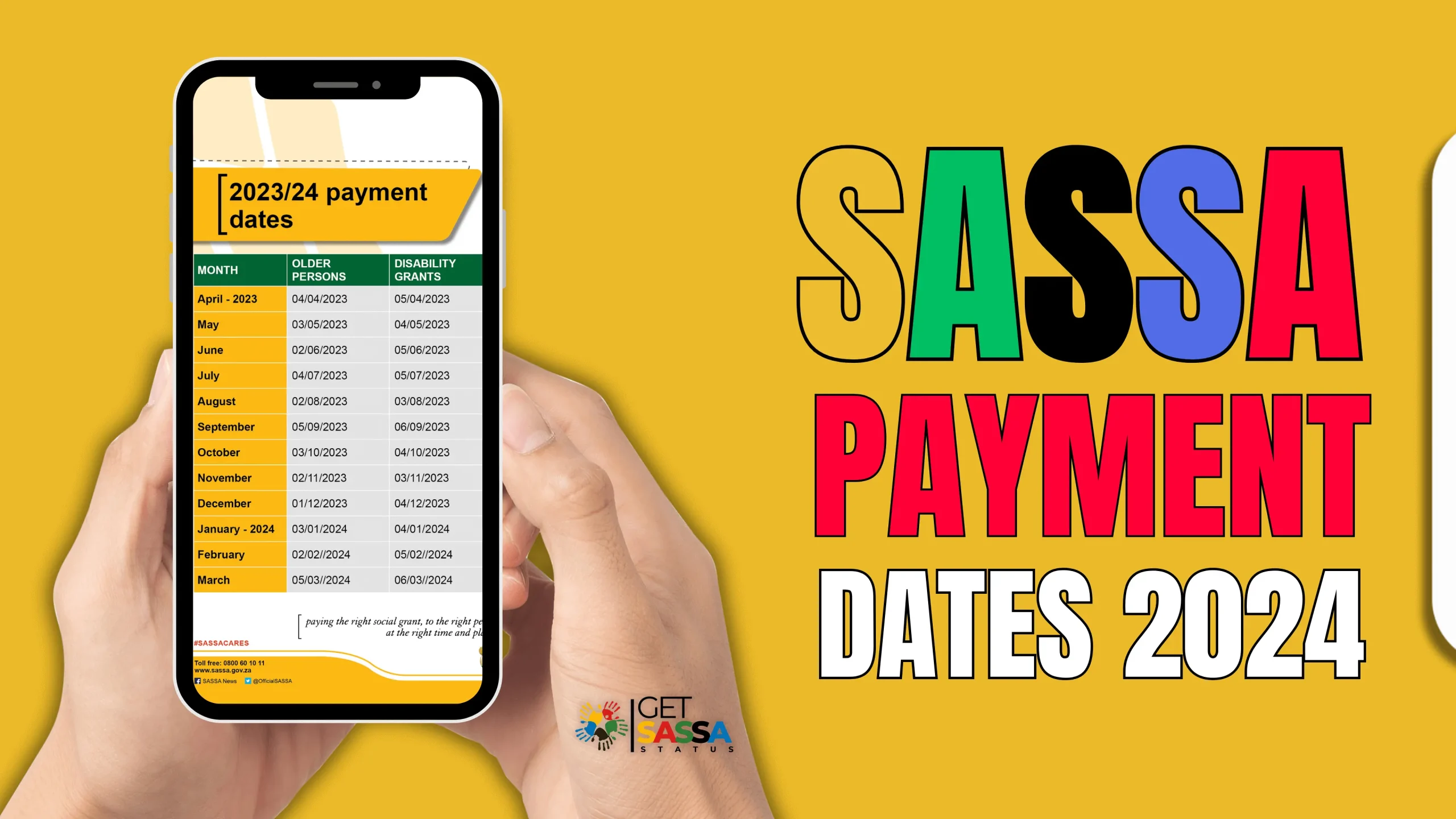 SASSA October Payment Dates 2024