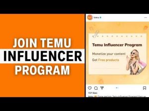 Temu Influencer