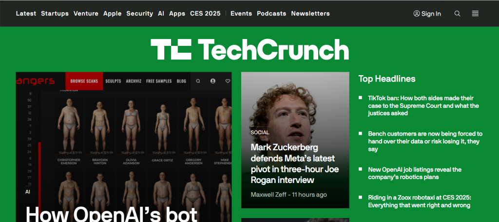 TechCrunch Nigeria Website