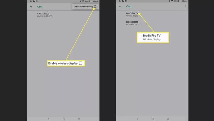 how to cast from phone to tv