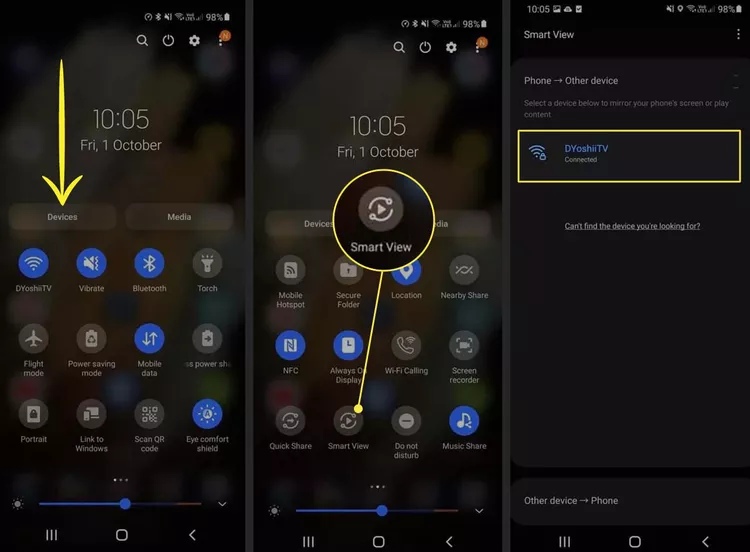 how to cast from phone to tv