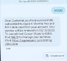 How to Get Code for Apple Music on MTN using the sms