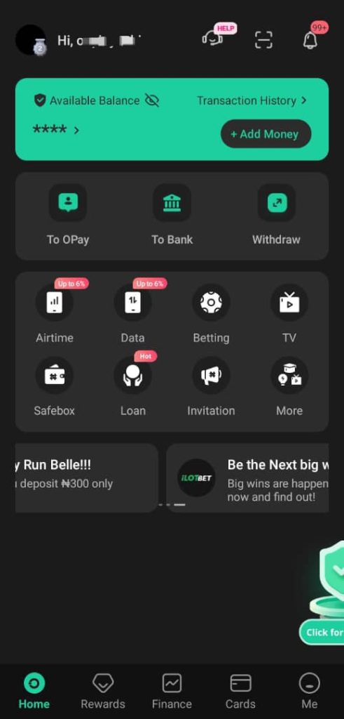 how to borrow money from opay