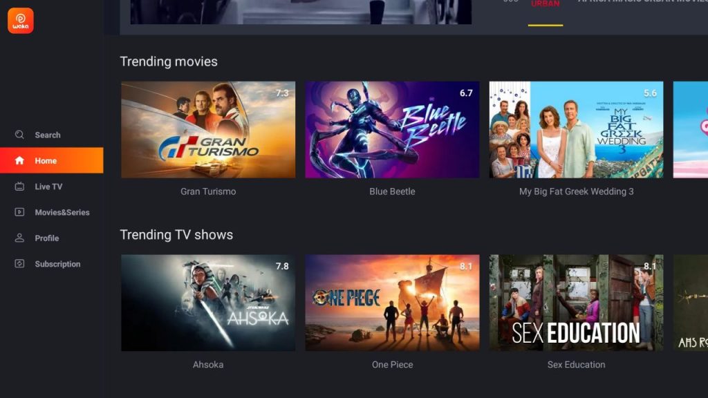 Waka TV App