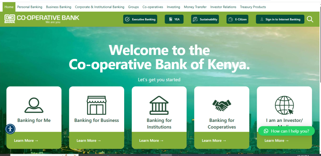 How to Open a Co-Operative Bank Account Online in Kenya