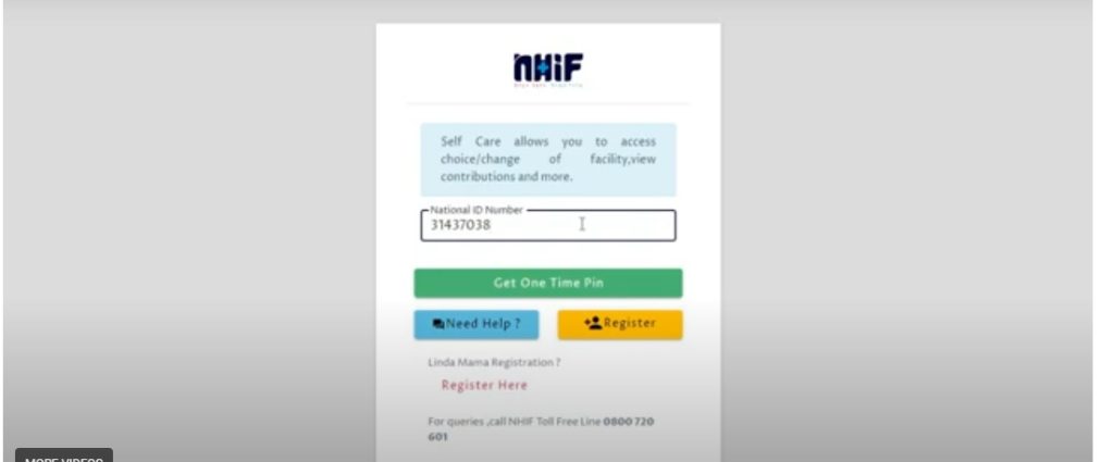 How To Change Facility in NHIF Online 