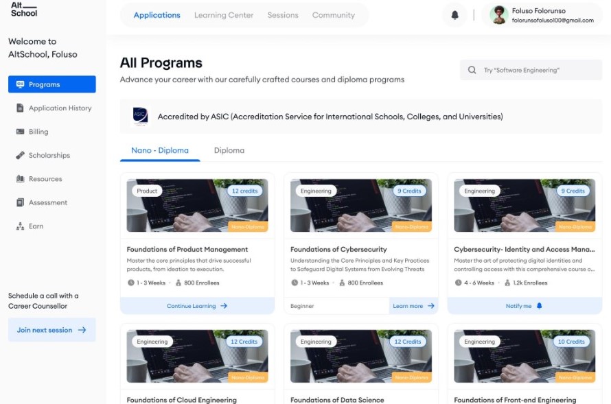 AltSchool Africa is Set to Introduce Nano-diploma