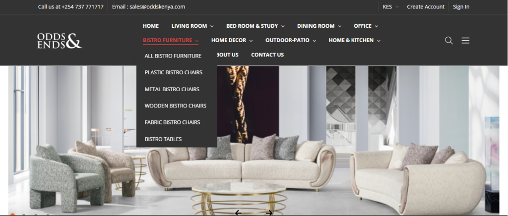 Best Online Furniture Stores in Kenya 