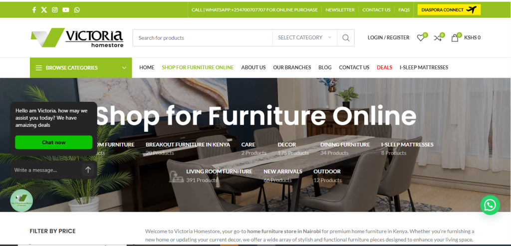 Best Online Furniture Stores in Kenya 