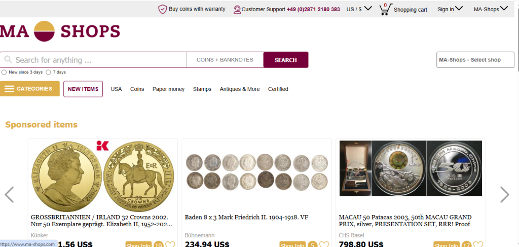 where to sell old coins in kenya online