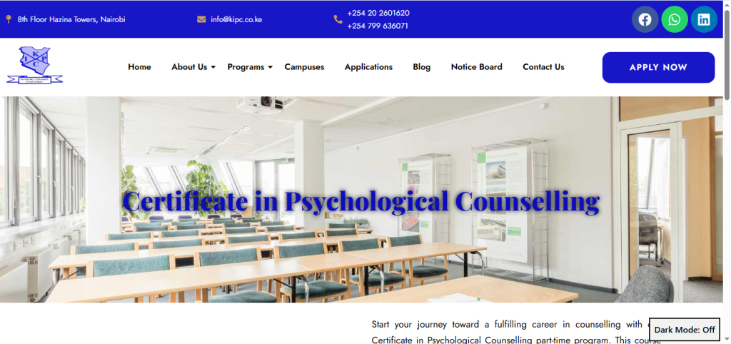 Psychology Courses in Kenya Online