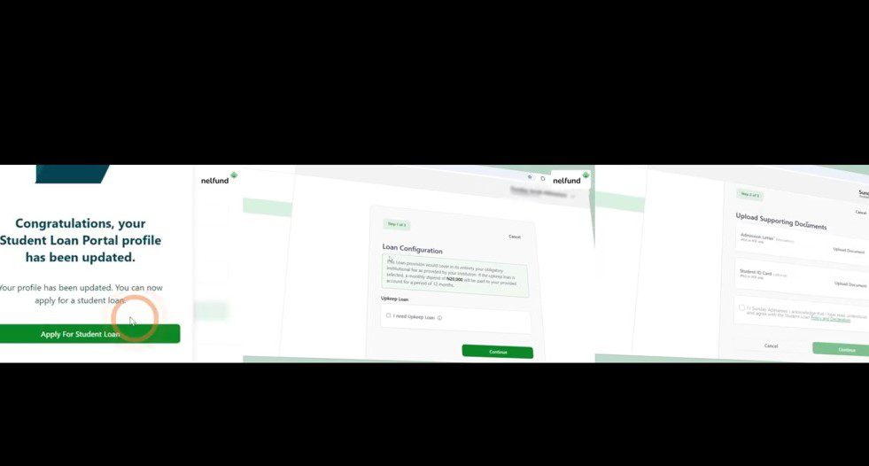 How to Apply for Student Loan on NELFUND Portal
