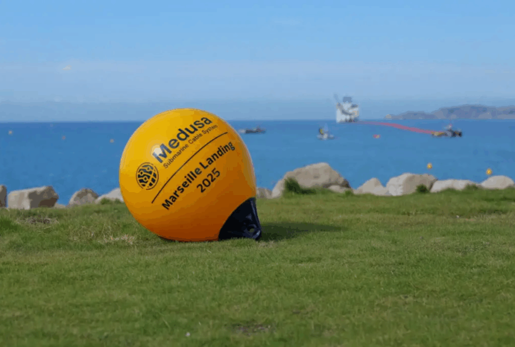 Medusa Cable Reaches Marseille