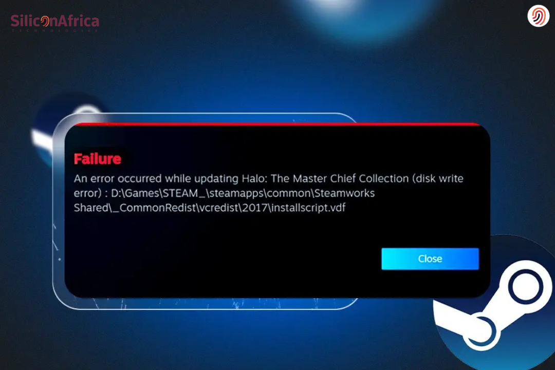 Disk Write Error Steam