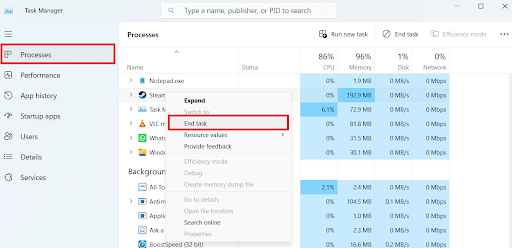 Disk Write Error Steam