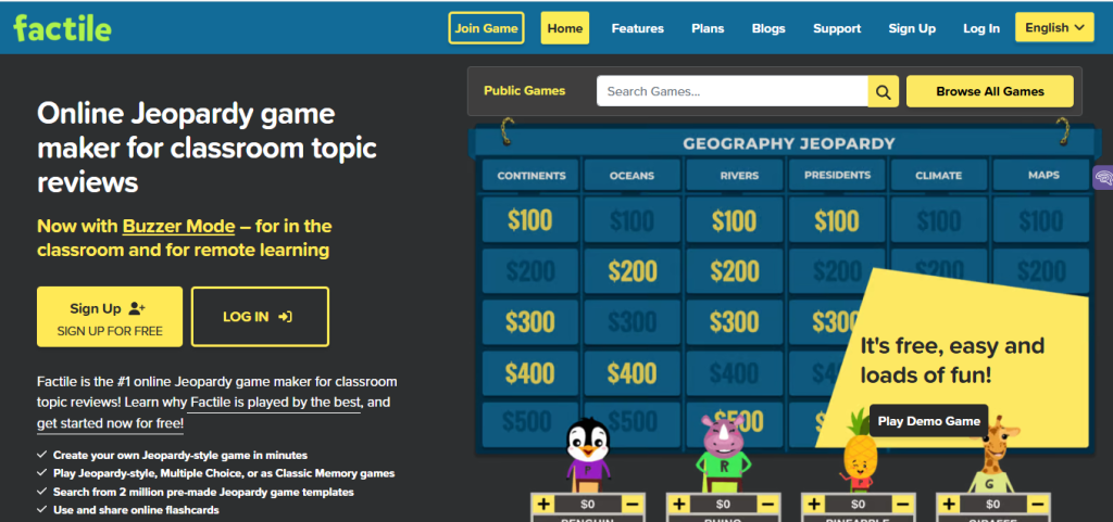 Best Jeopardy Maker Game Tools for Teachers