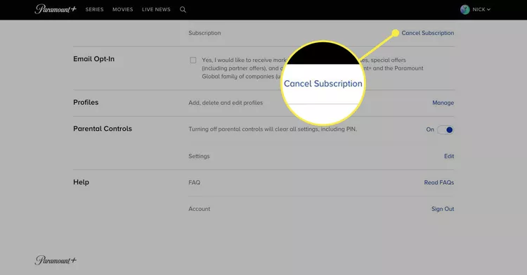 How to Cancel Paramount Plus
