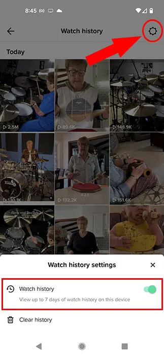 How to Check TikTok Watch History