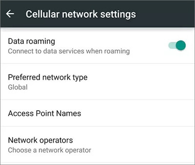 Not Registered on Network