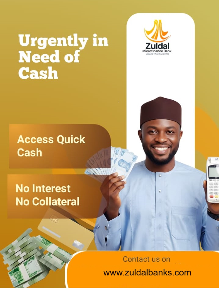 CBN labels Zuldal Microfinance Bank﻿ as an illegal financial institution
