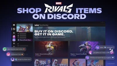 Discord users can purchase in-game items within the platform