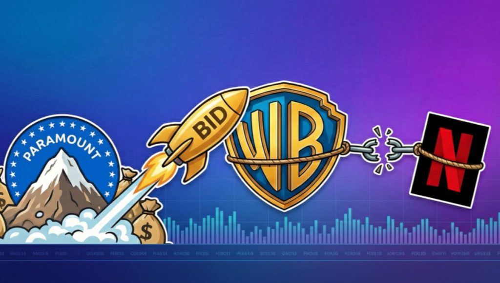 Paramount counters Netflix for Warner Bros acquisition