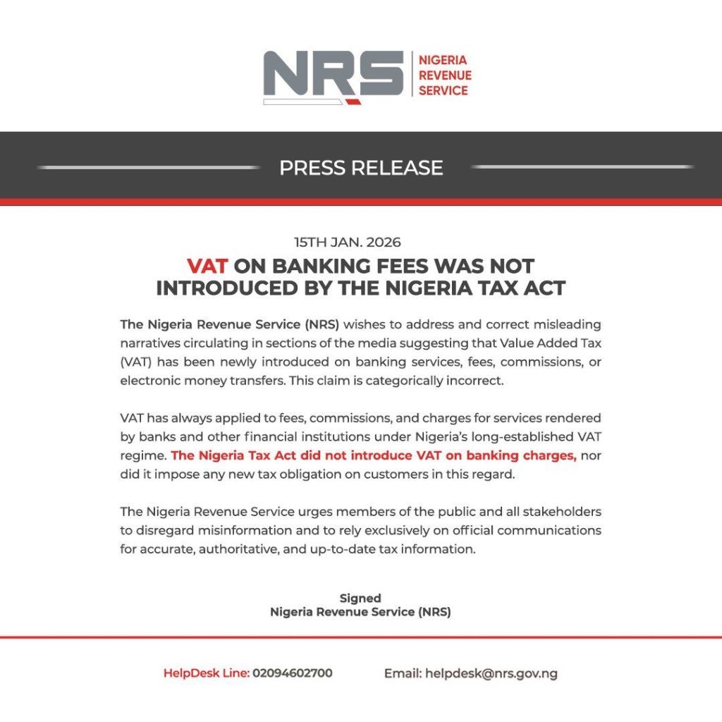 7.5% VAT applies solely to bank transfer service fees