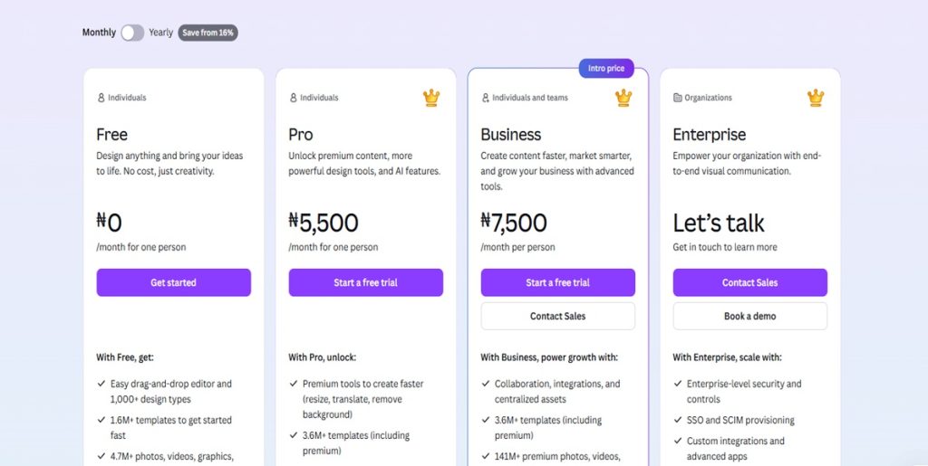 Canva Increases Pro Plan Price by nearly 100%