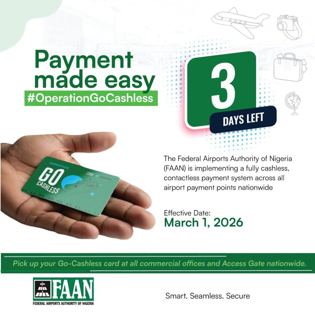 Nigerian Airports Set to Go Cashless