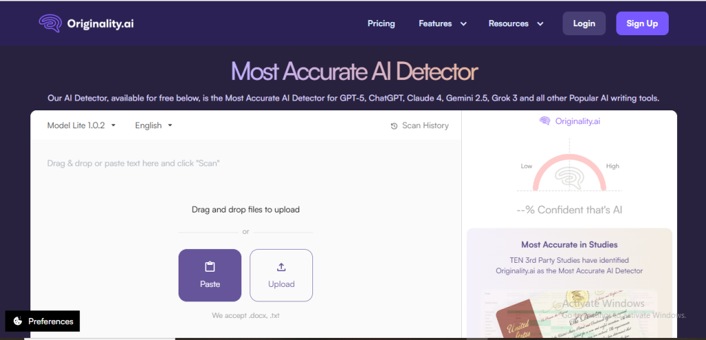 What Is Originality AI