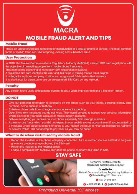 Malawi Fight Against Mobile Money Fraud